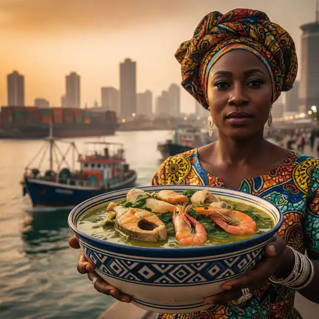 20-Minute Ivoirian Okra & Seafood Soup – Fitness soup recipe from Côte d’Ivoire