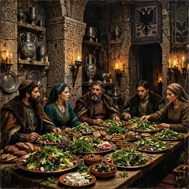 Albania Aristocratic Garden Greens Salads Recipes
