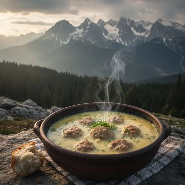 Supë me Pasha Qofte – Famous soup recipe from Albania