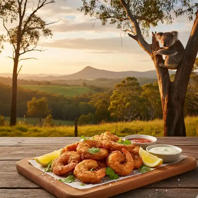 Crispy Australian-Style Prawn Fritters – Tasty appetizer recipe from Australia