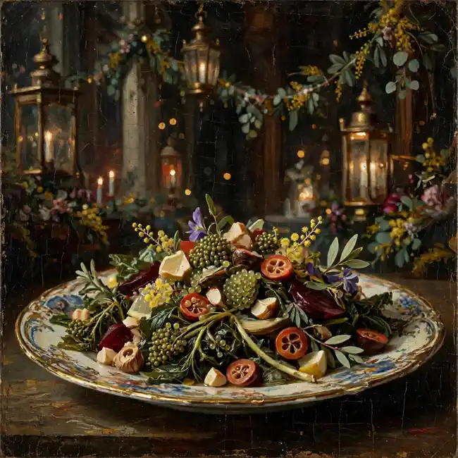The Vice-Regal Garden Salad – aristocratic garden greens salad recipe from Australia