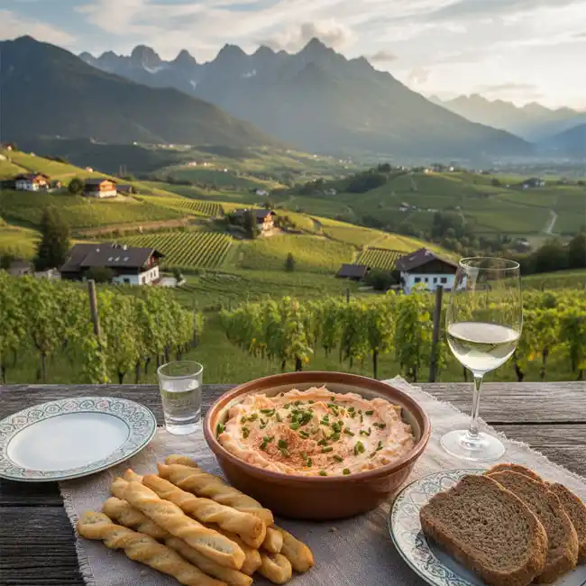 Liptauer Spread with Breadsticks – Famous snack recipe from Austria