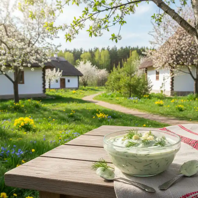 Garlic Dill Sauce – Famous sauce recipe from Belarus