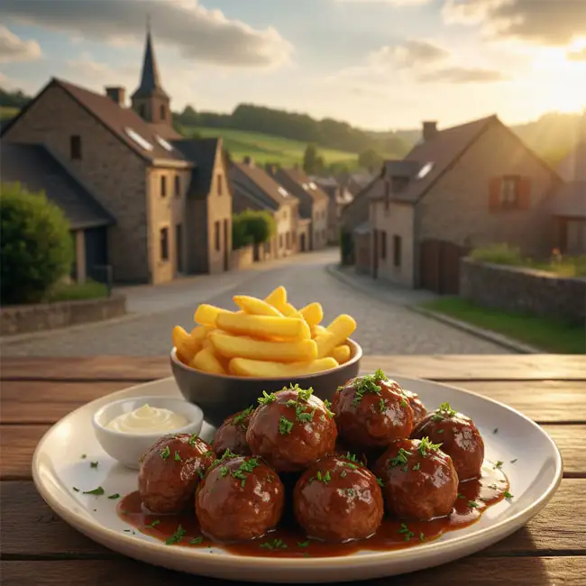 Liège-Style Mini Meatballs – Best appetizer recipe from Belgium