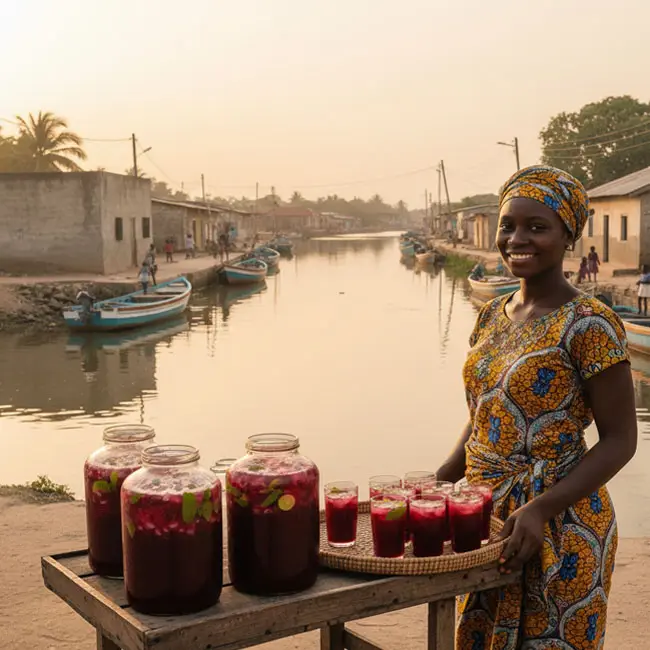 Bissap – Easy drink recipe from Guinea-Bissau