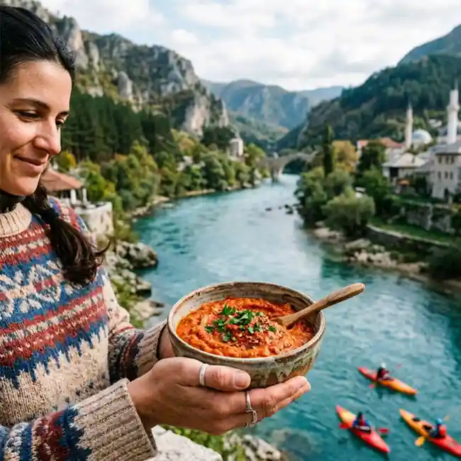Authentic Roasted Red Pepper Ajvar – Family sauce recipe from Bosnia and Herzegovina