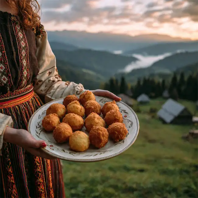 Fluffy Uštipci – Dinner appetizer recipe from Bosnia and Herzegovina
