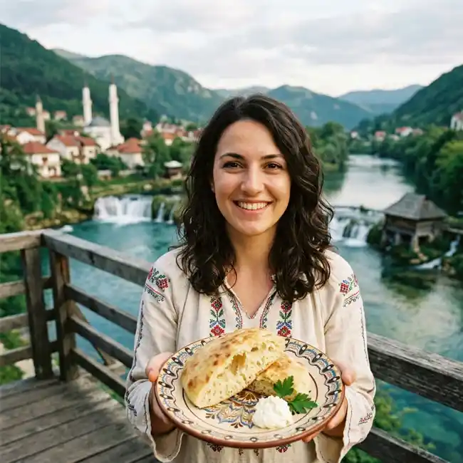 Soft Flatbread Snack – Everyday snack recipe from Bosnia and Herzegovina