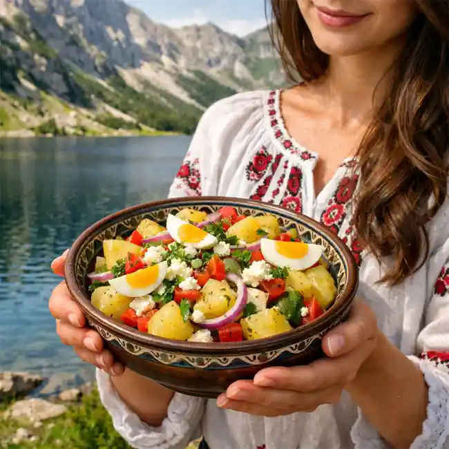 Traditional Balkan Potato Salad – Everyday salad recipe from Bosnia and Herzegovina