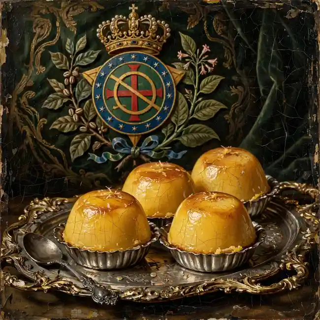 Imperial Golden Quindim – royal court side-bites snack recipe from Brazil