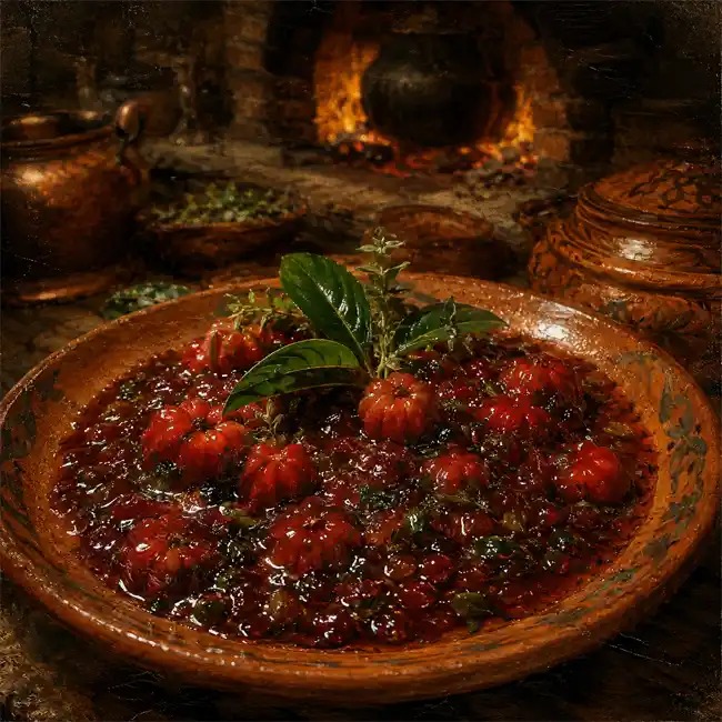 Imperial Velvet Pitanga & Herb Reduction Sauce – signature royal sauces recipe from Brazil