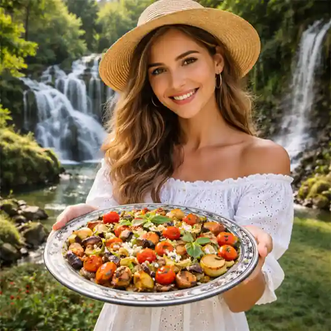 Baked Vegetable Medley Snack – Vegetarian snack recipe from Bulgaria