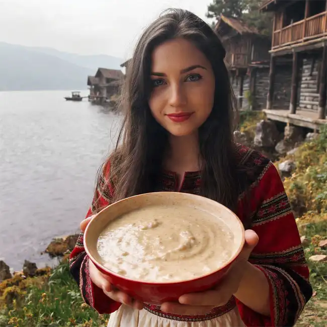 Creamy Walnut & Garlic Mlechen Sauce – Lifestyle sauce recipe from Bulgaria