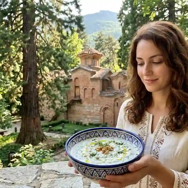 Light Yogurt & Cucumber Dip – Healthy snack recipe from Bulgaria