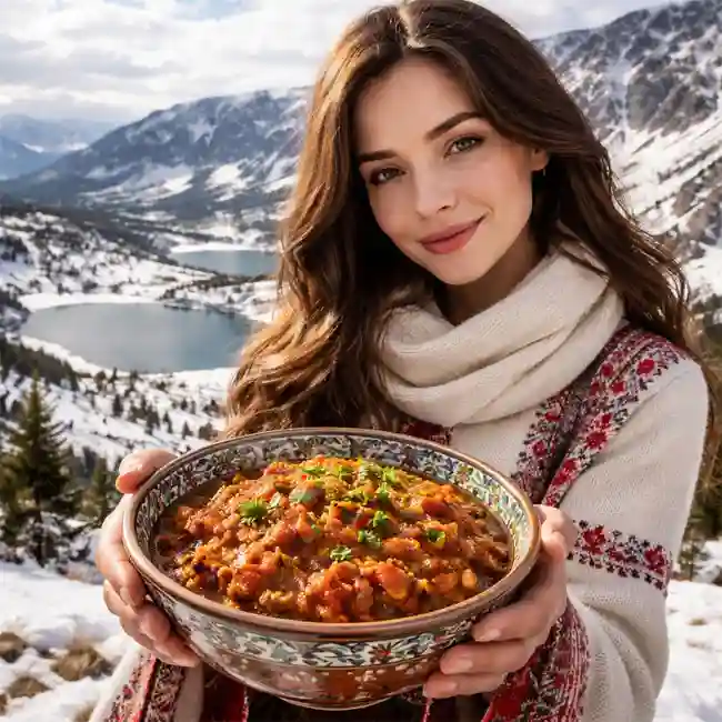 Smoky Eggplant & Pepper Kyopolou – Vegetarian sauce recipe from Bulgaria