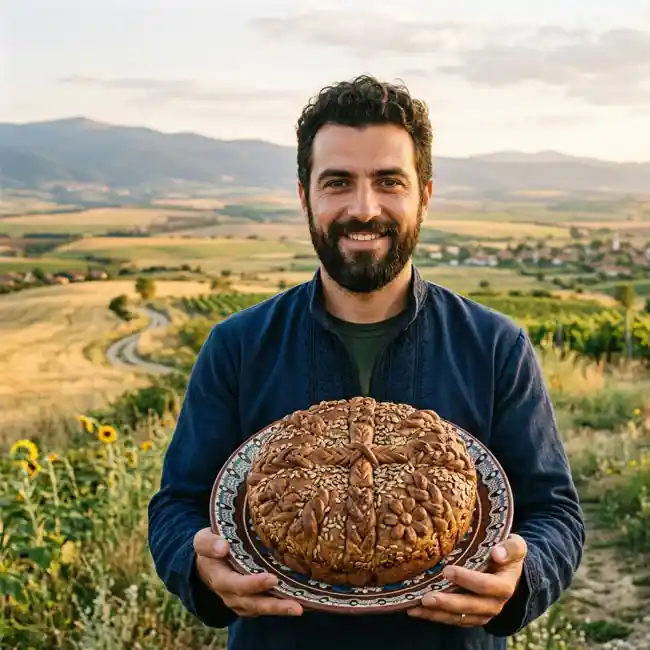 Whole-Grain Sunflower Seed Pitka – Healthy bread recipe from Bulgaria