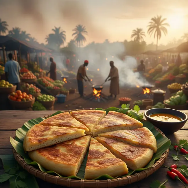 Cassava Galette – Quick bread recipe from Gabon