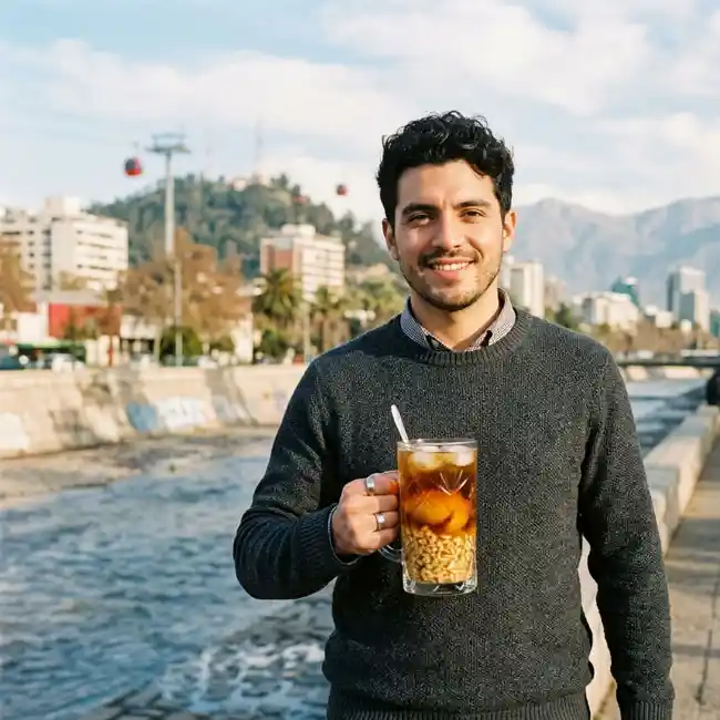 Traditional Mote con Huesillo – Flavorful drink recipe from Chile