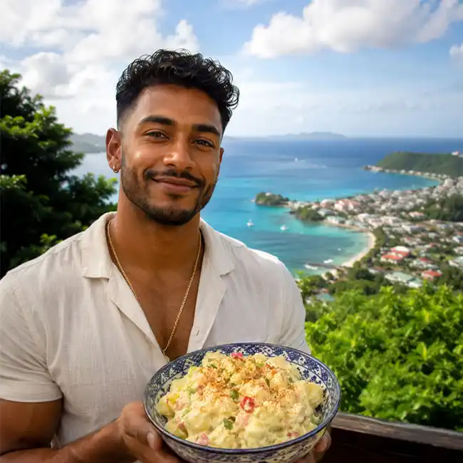Classic Trinbagonian Potato Salad – Affordable salad recipe from Trinidad and Tobago