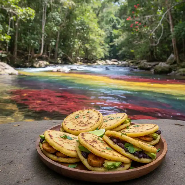 Colombian Vegan Arepas – Healthy appetizer recipe from Colombia