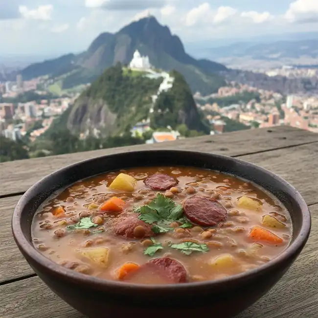 Sopa de Lentejas – Vegetarian soup recipe from Colombia