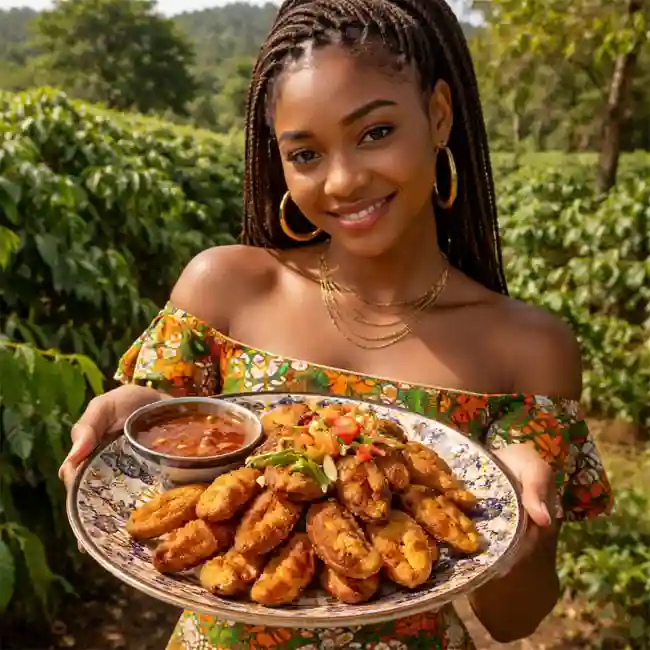 Alloco – Golden Fried Plantains – High-Protein snack recipe from Côte d’Ivoire