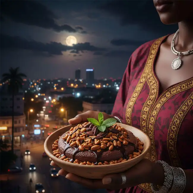 Roasted Peanut & Cocoa Suya Crunch – Fitness dessert recipe from Côte d’Ivoire