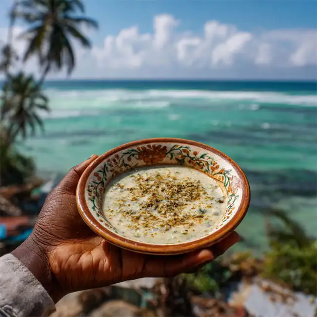 Creamy Comorian Coconut Chutney – One-Pan sauce recipe from Comoros