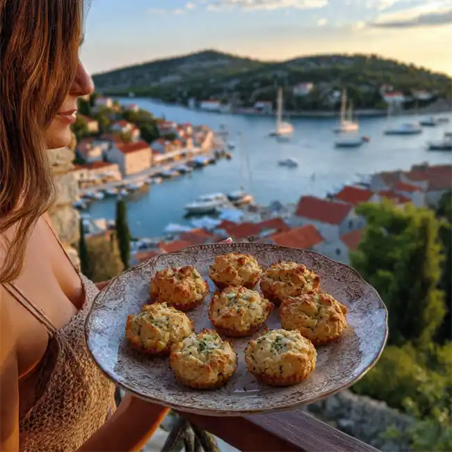 Mini Baked Štrukli Bites – Specialty appetizer recipe from Croatia
