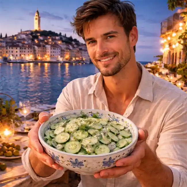 Croatian Cucumber Dill Salad – Taste salad recipe from Croatia