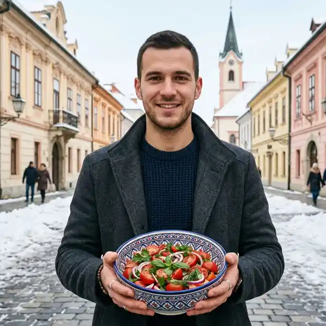 Croatian Tomato Herb Salad – Flavor salad recipe from Croatia