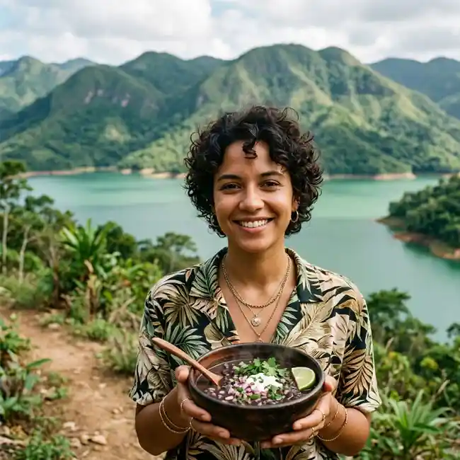 Cuban Black Bean Soup – Festive main dish recipe from Cuba