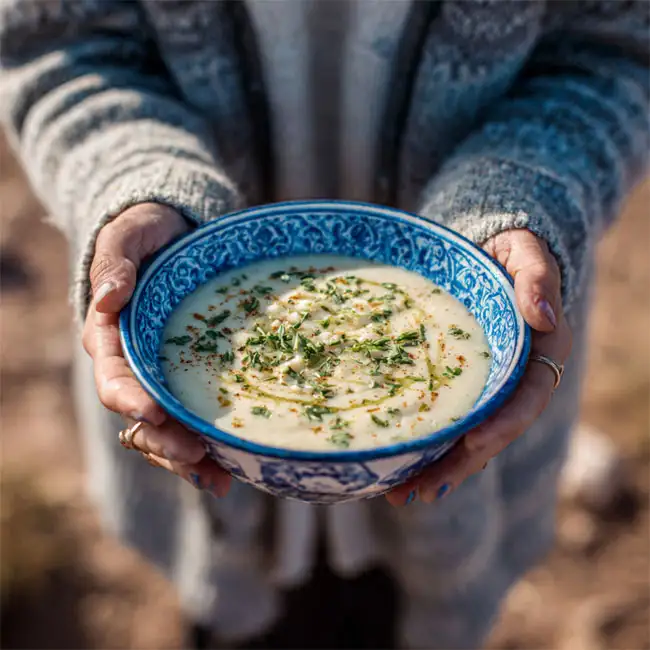 Classic French-Style Potato Leek Soup – Celebration soup recipe from Cyprus
