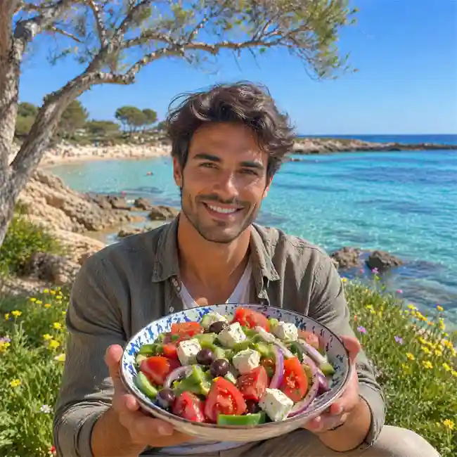 Cyprus Salad – Holiday main dish recipe from Cyprus