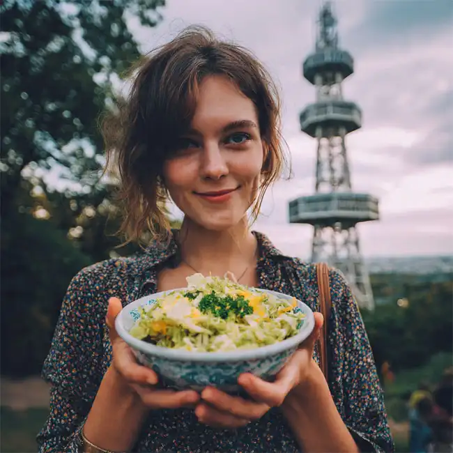 Czech Fresh Cabbage Salad – Under $5 salad recipe from Czechia