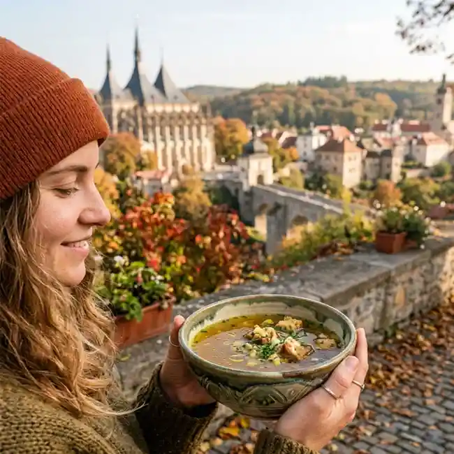 Česnečka – Budget-Friendly soup recipe from Czechia