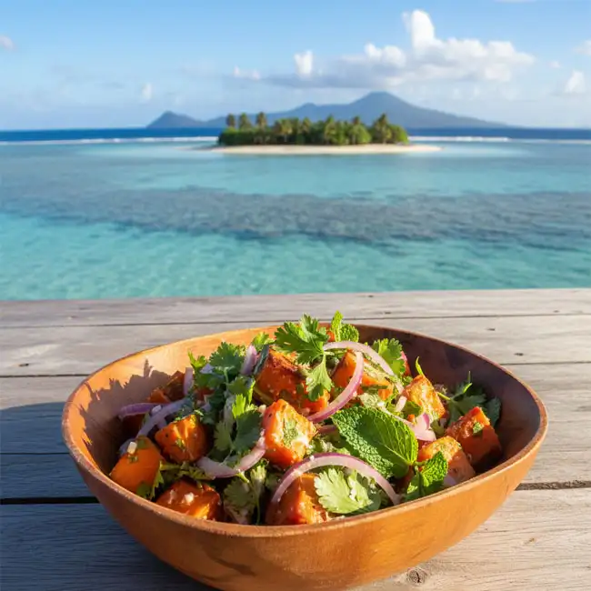 Kumala Herb Salad – Specialty salad recipe from Fiji