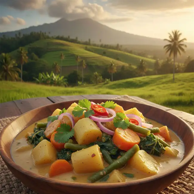 Savory Cassava and Vegetable Main Dish – Tasty main dish recipe from Fiji