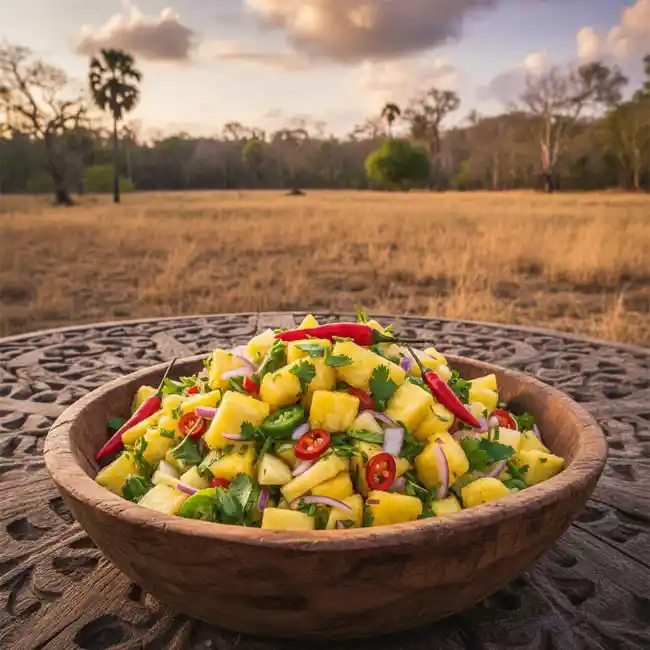 Spicy Pineapple & Cilantro Salsa – Specialty sauce recipe from Fiji