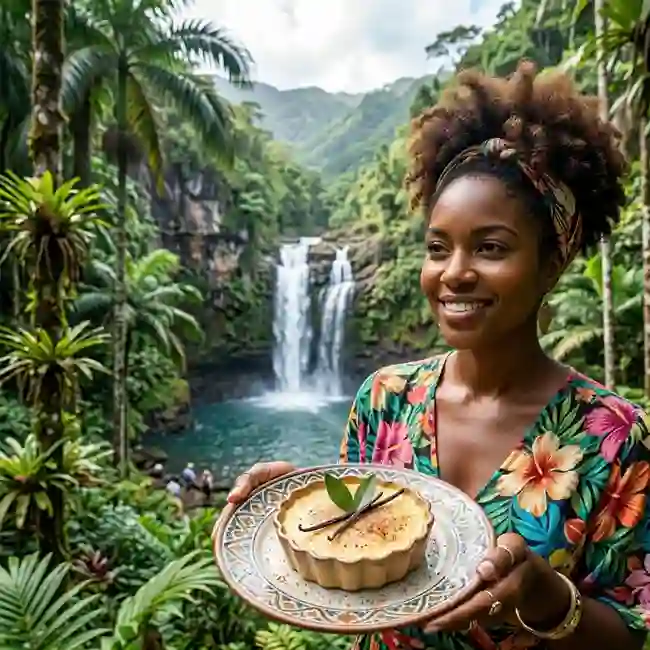 Light Baked Nutmeg & Vanilla Custard – Healthy dessert recipe from Grenada