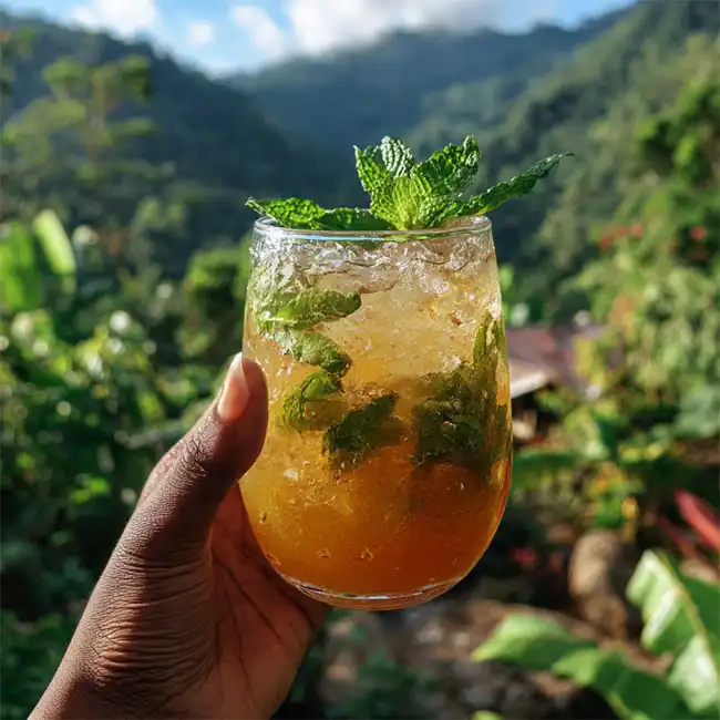 Spiced Ginger Mint Drink – Lifestyle drink recipe from Grenada