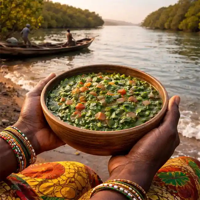 Modern Potato Leaf Style Green Sauce – Fast sauce recipe from Guinea