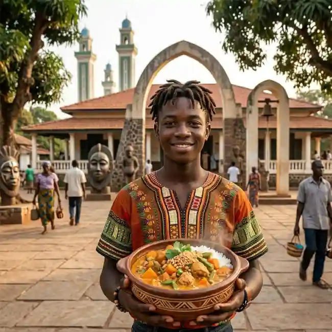 Peanut Butter Chicken Stew – Fast main Dish recipe from Guinea
