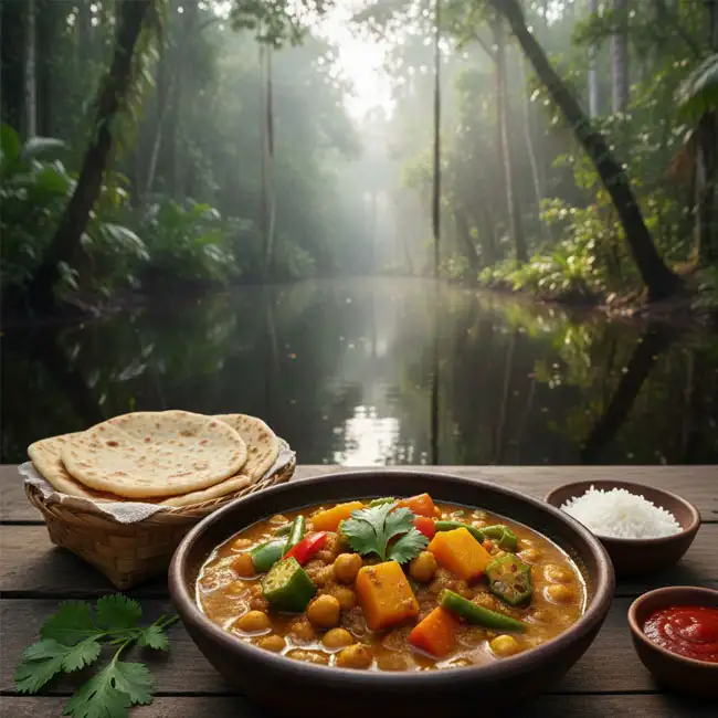 Healthy Guyanese Channa & Vegetable Curry – Lifestyle main dish recipe from Guyana