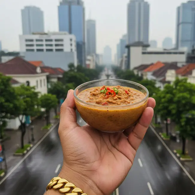 Quick Peanut Sauce – Quick sauce recipe from Indonesia