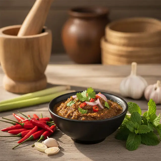 Jeow Pa Daek – Classic sauce recipe from Laos