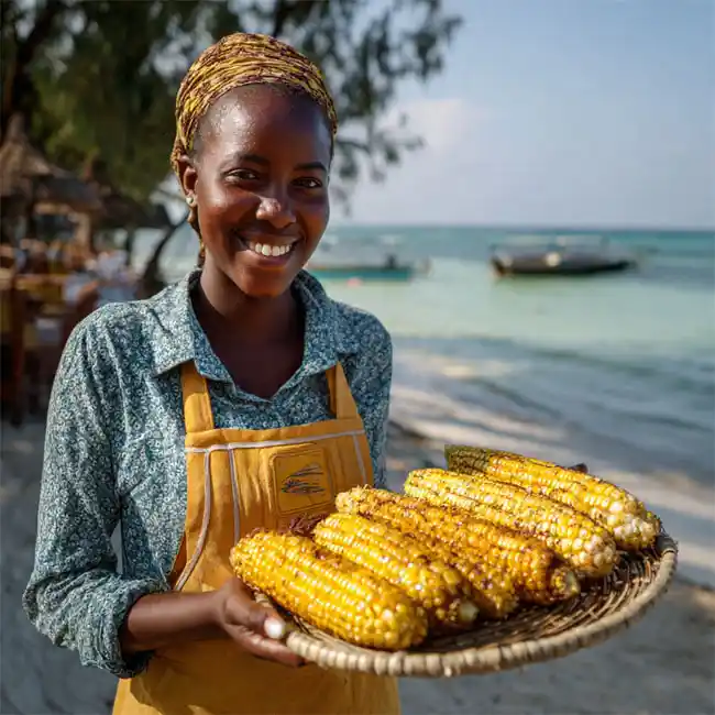 Roasted Maize – Summer snack recipe from Kenya
