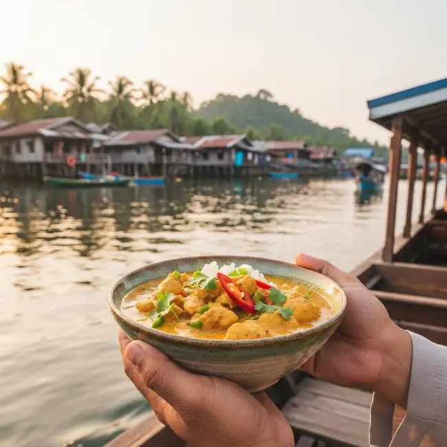 Keto Bruneian-Style Coconut Chicken Curry – Keto main dish recipe from Brunei