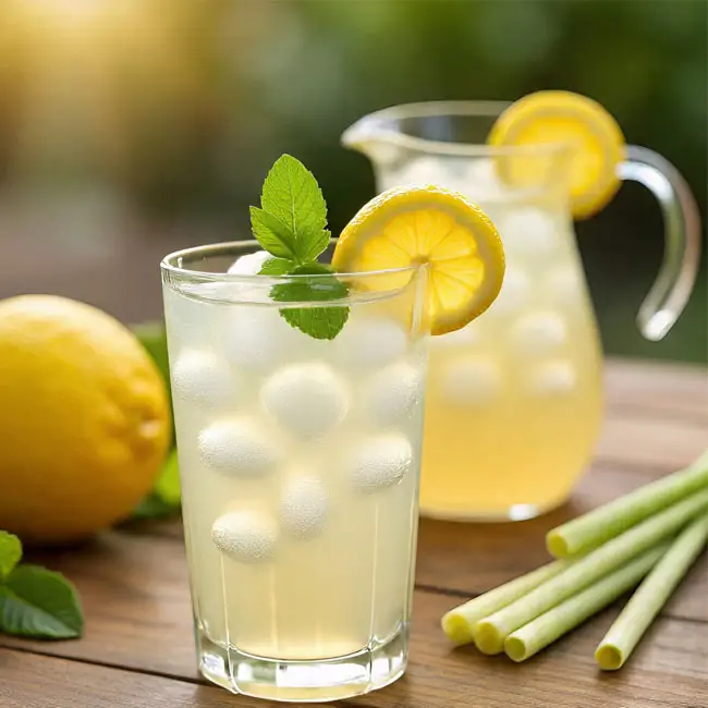 Lemongrass Herbal Drink – Real drink recipe from Thai