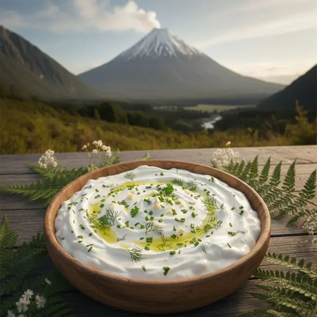 The Modern Kiwi Herb & Garlic Sour Cream Dip – Specialty sauce recipe from New Zealand